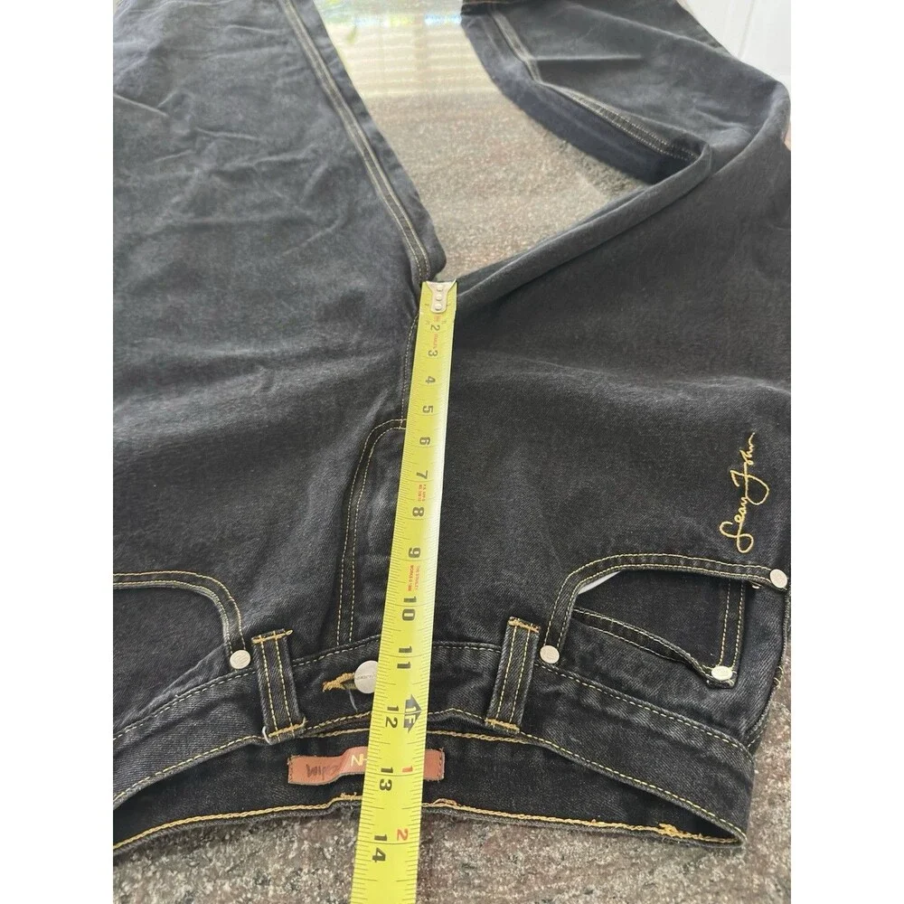 Vintage Y2k BAGGY Sean John Jeans 18 Blue Baggy Wide Leg Hip Hop Skater Womens